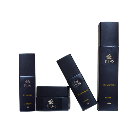Reparation skin repair formula supports regeneration, improves problem skin, and promotes a smoother, healthier-looking complexion.
