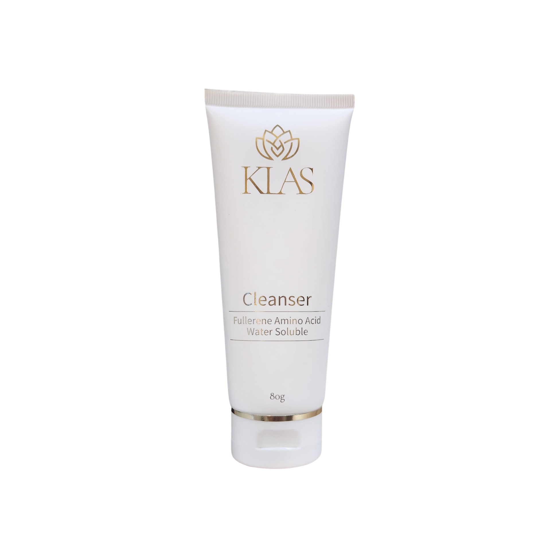 Kleanser powered by fullerene, amino acids, and a water-soluble formula deeply cleanses while supporting hydrated, healthy-looking skin.